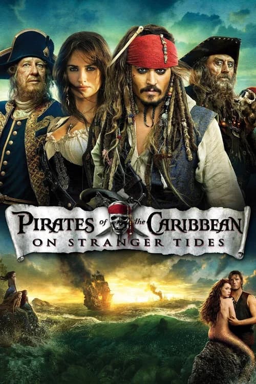 Portada de Piratas del Caribe: En mareas misteriosas