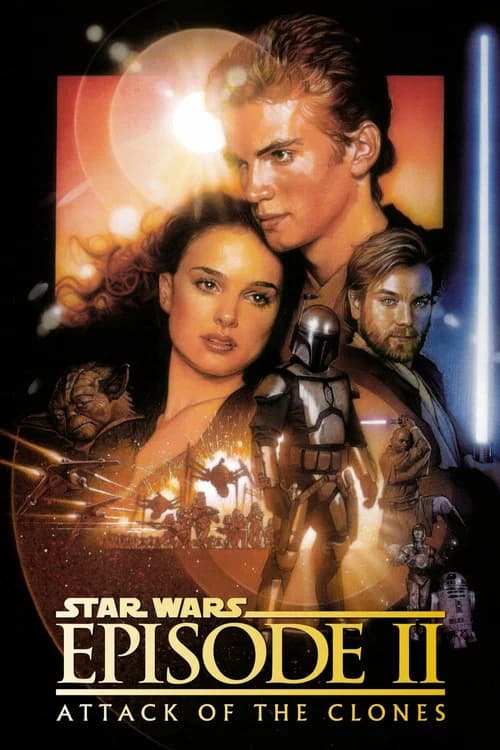 Portada de La guerra de las galaxias. Episodio II: El ataque de los clones