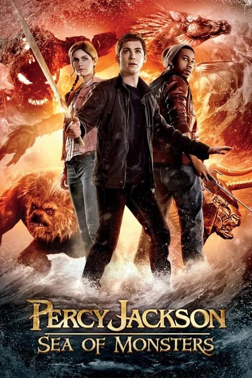Portada de Percy Jackson y el mar de los monstruos